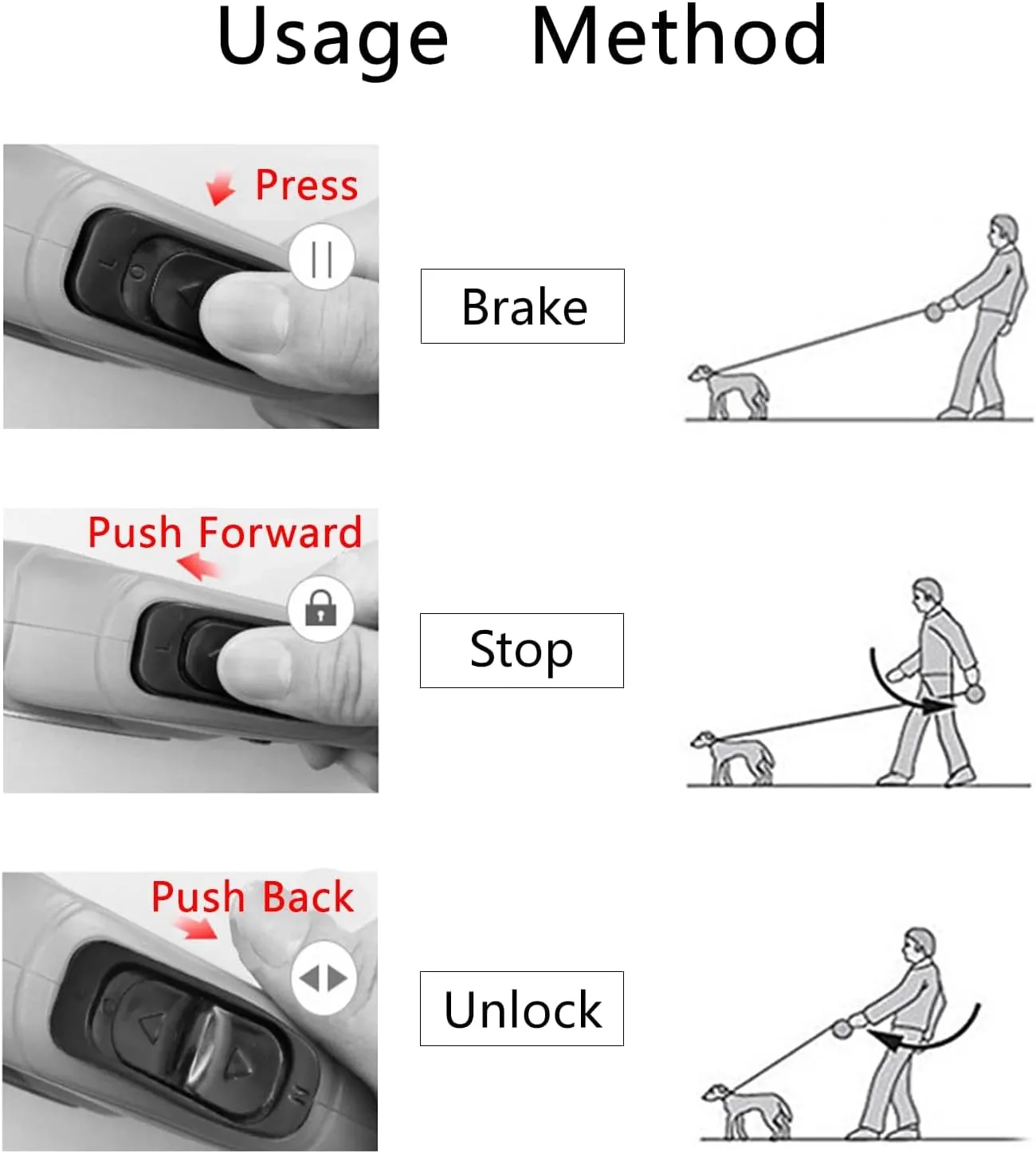 16 ft Heavy Duty Retractable Dog Leash, 360 Tangle Free Pet Walking Leash for Dogs with Anti-Slip Handle/Dispenser/Waste Bags, One-Hand Brake/Pause/Lock for Small/Medium Dog or Cat(5M, White&Purple)