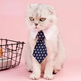 Adjustable Pet Cat Necktie – Gentleman Accessories for Dogs & Cats