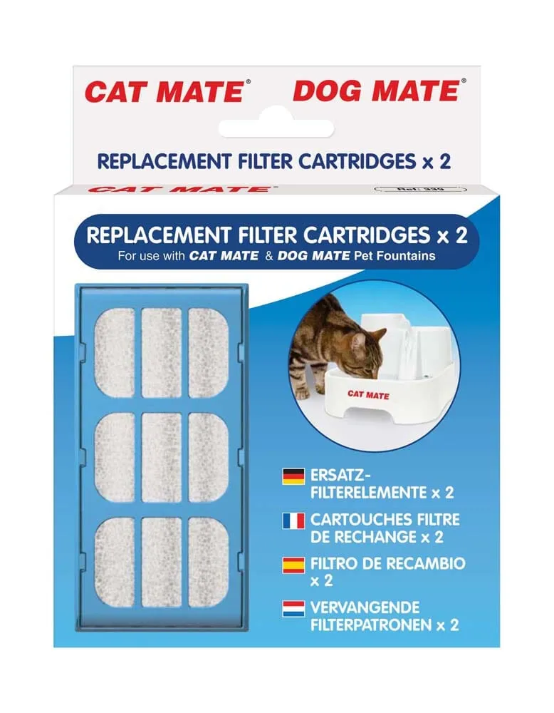 Ani Mate Replacement Filter Cartridges - Blue - 2 Pack