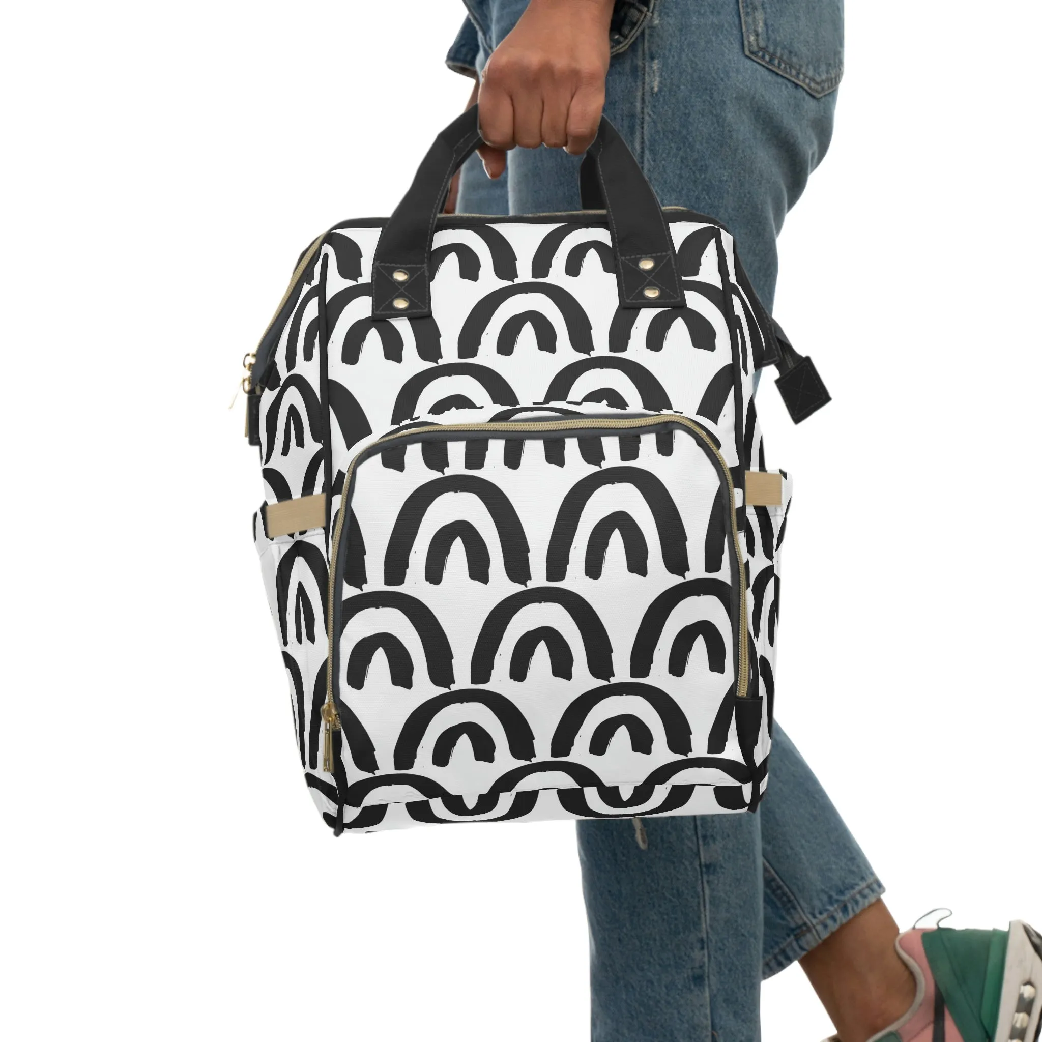 B   W Rainbow Backpack