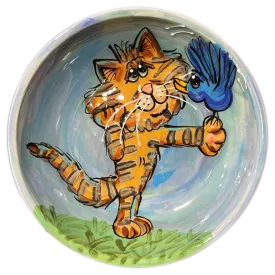 Birdie Adieu Ceramic Food Bowl