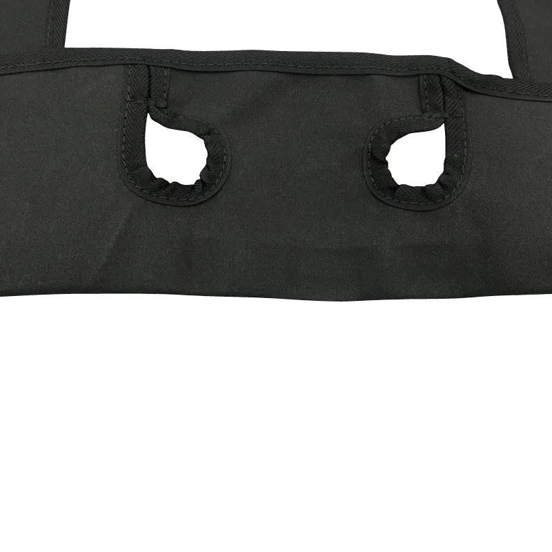 Black Duck Canvas Seat Covers Iveco Daily 4X4 Single/Dual Cab Chassis 6th Gen 5/2016-On Black