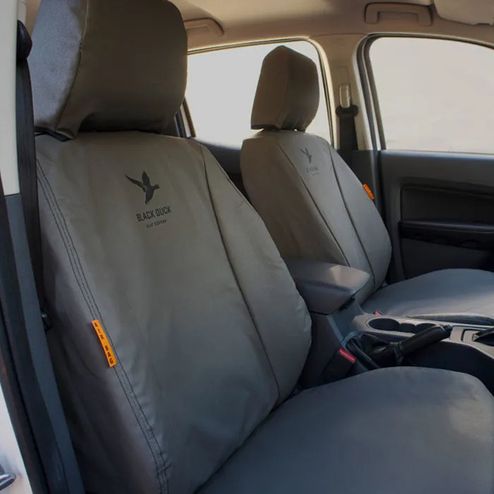 Black Duck Canvas Seat Covers suits Mercedes Vito 109C / 115C 4/2004-2012 Grey