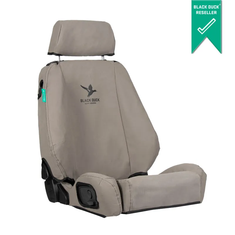 Black Duck Canvas Seat Covers suits Mercedes Vito 109C / 115C 4/2004-2012 Grey