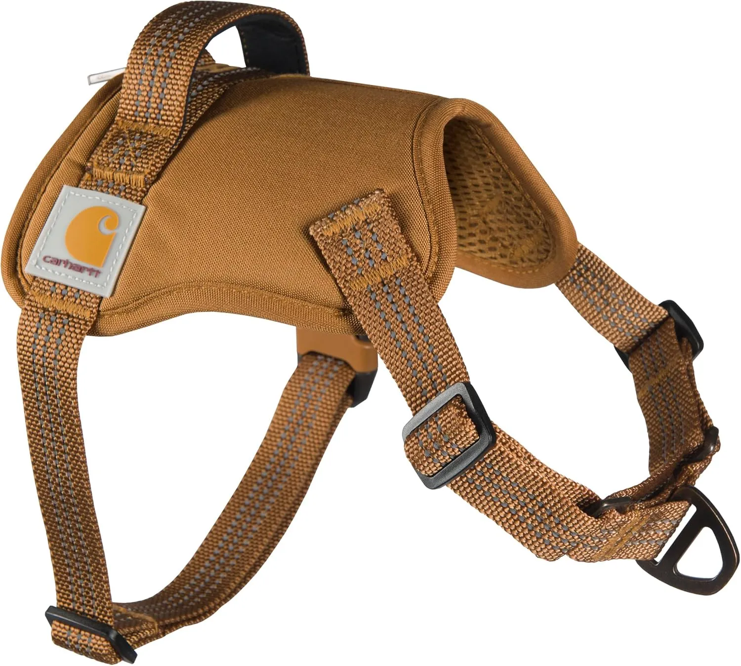 Carhartt Gear P0000486 Nylon Duck No Pull Dog Harness - Large - Carhartt Brown
