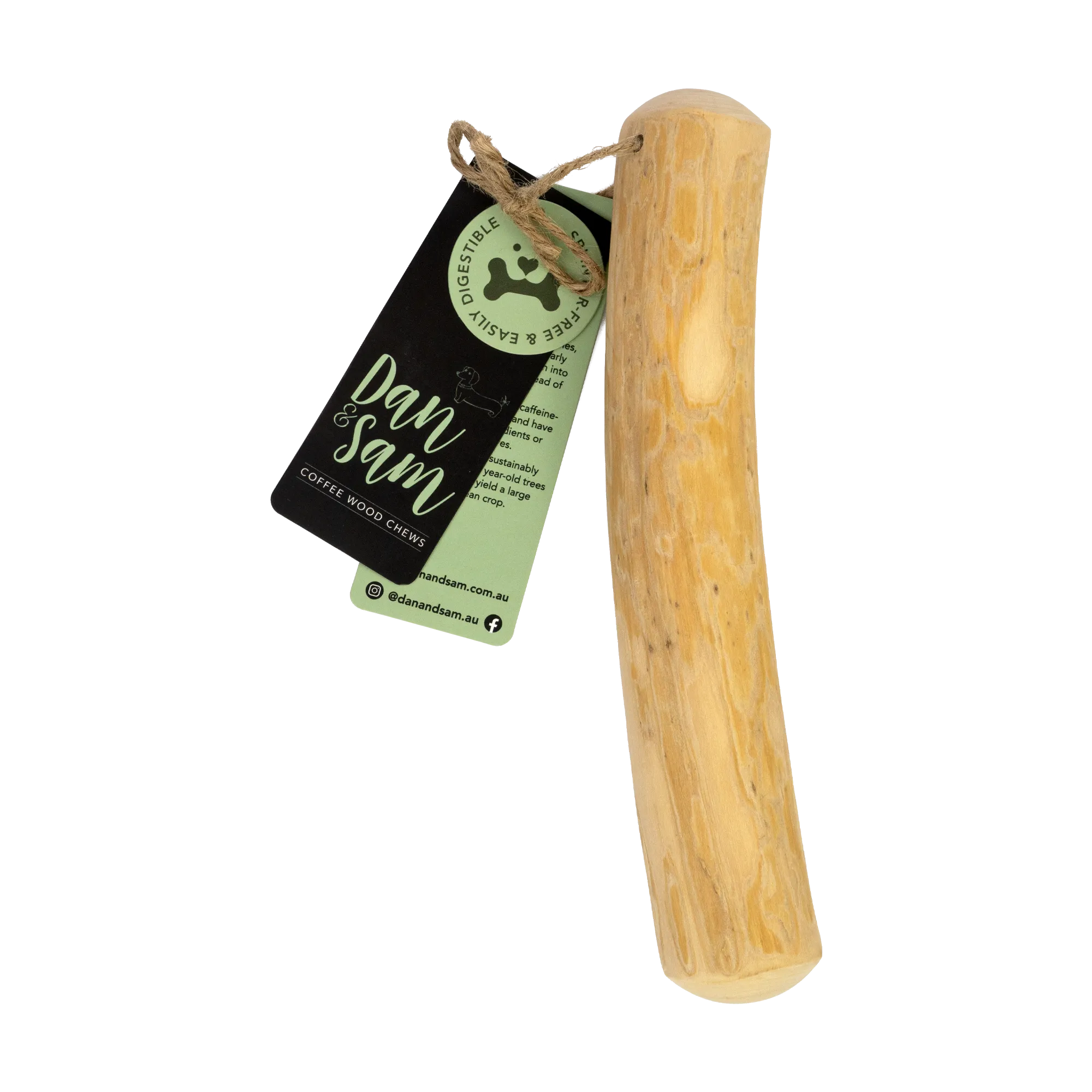 Dan & Sam - Natural Coffee Wood Chew (Large)