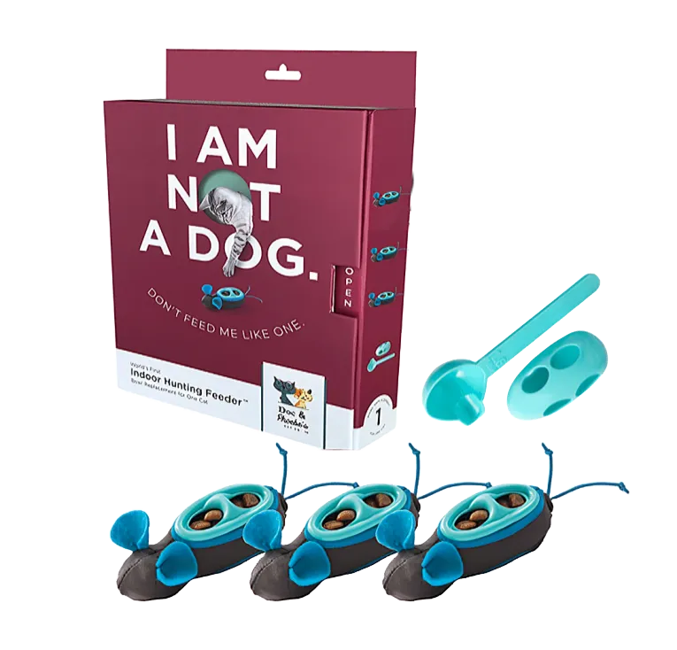 Doc & Phoebe Indoor Hunting Cat Feeder: Interactive Feeding System to Stimulate Your Cat's Natural Instincts