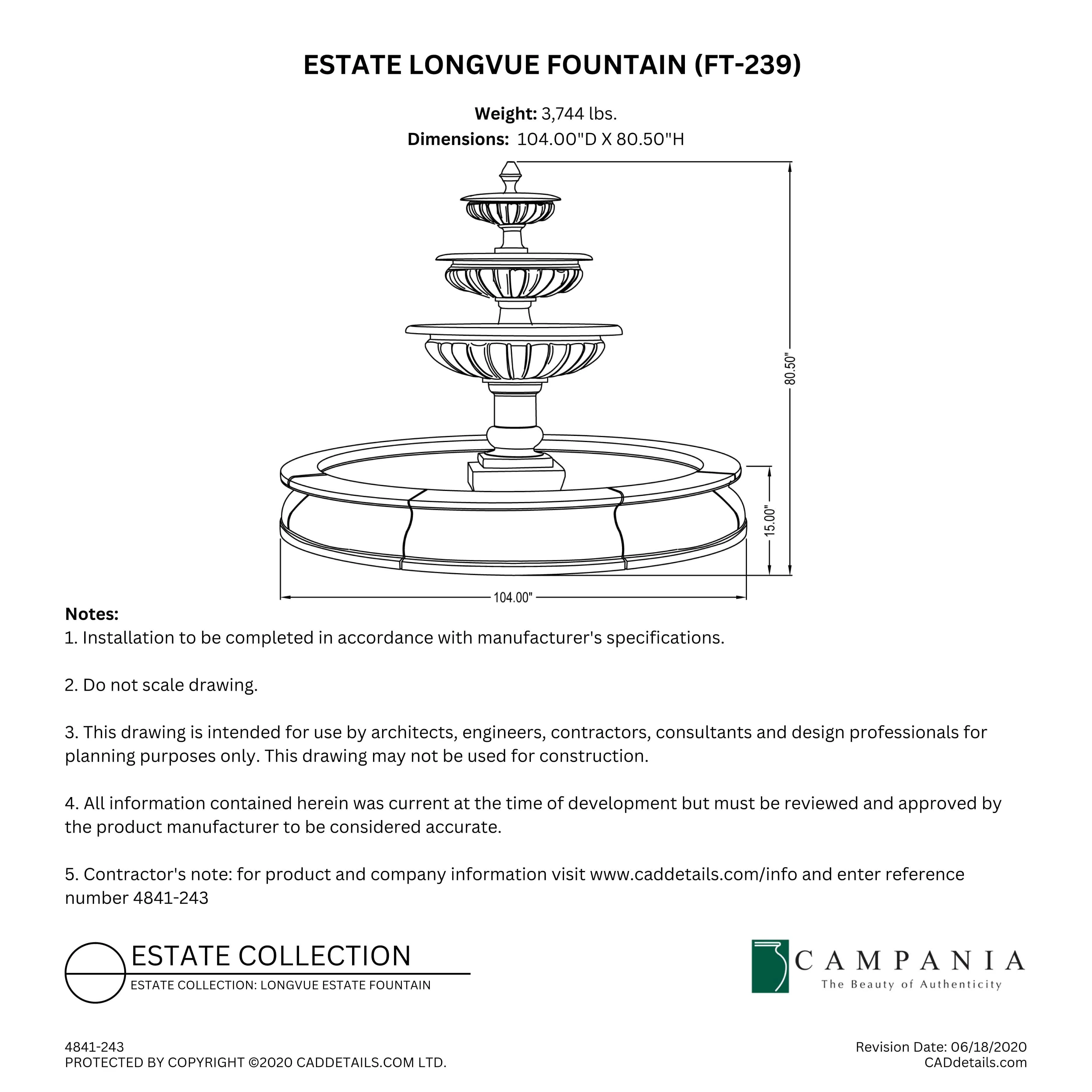Estate Longvue Fountain Campania International