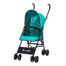 Green Folding Dog Stroller | PAWHUT