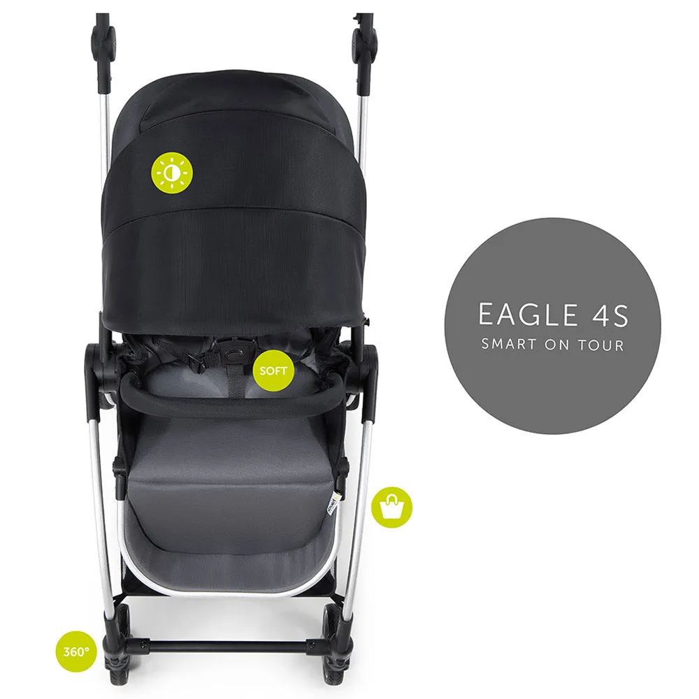 Hauck Eagle 4S Stroller Duoset (Black, Grey)