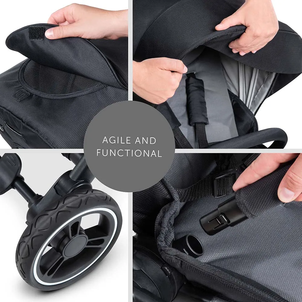 Hauck Eagle 4S Stroller Duoset (Black, Grey)