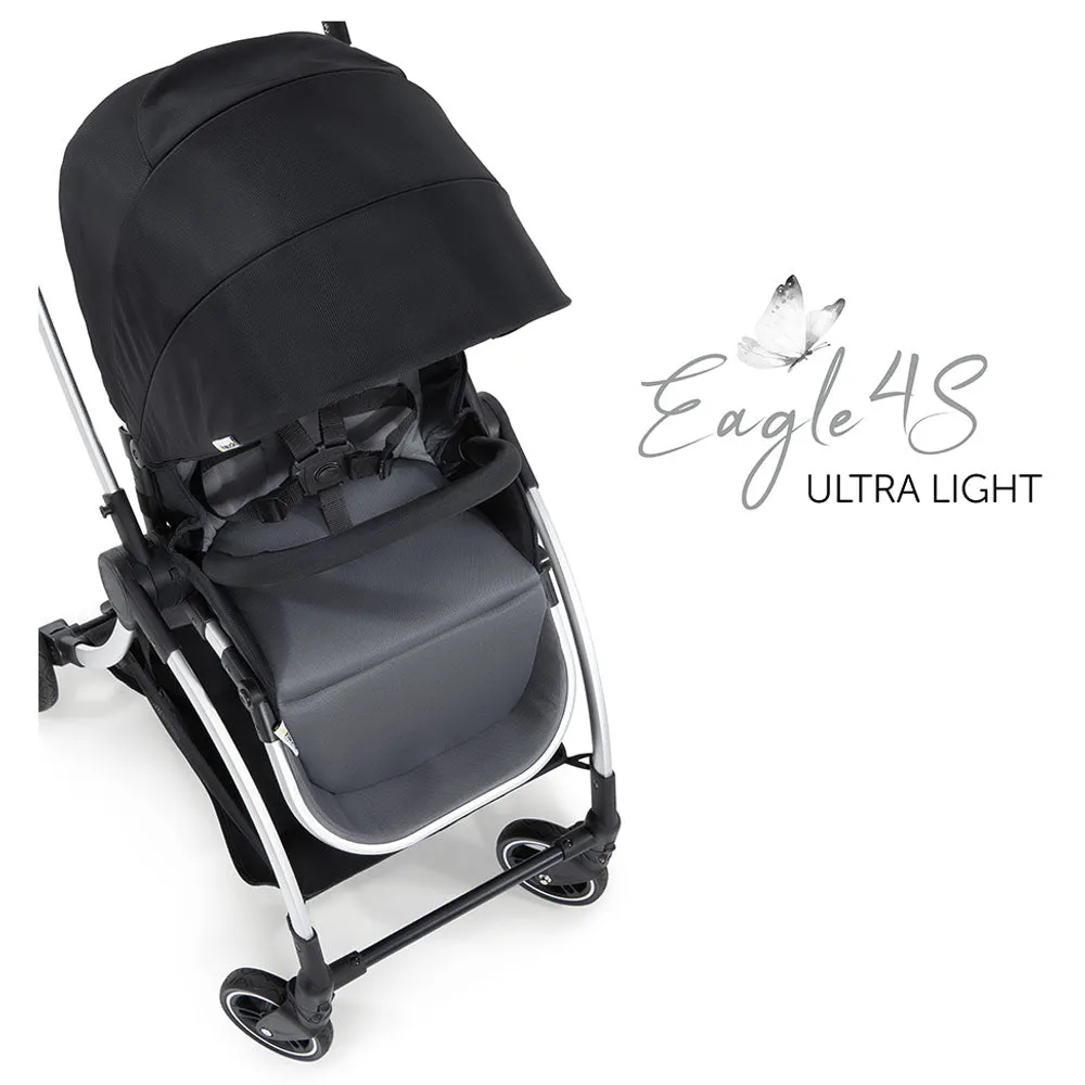 Hauck Eagle 4S Stroller Duoset (Black, Grey)
