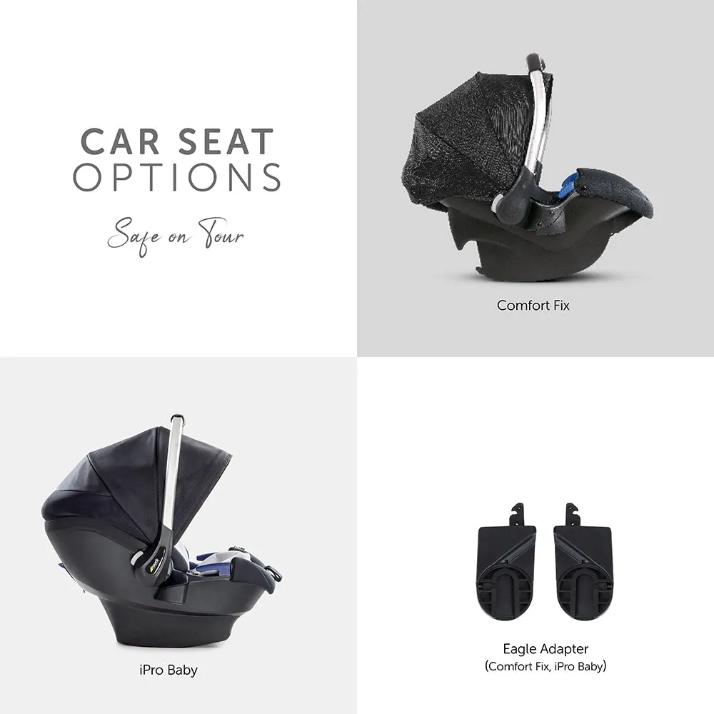 Hauck Eagle 4S Stroller Duoset (Black, Grey)
