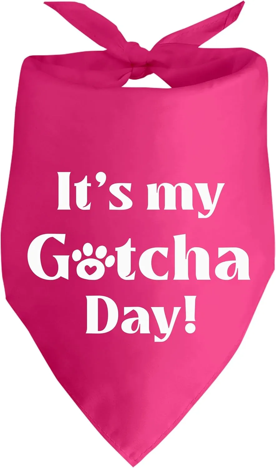 It's My Gotcha Day Dog Bandana Adoption Day Dog Bandana for Dogs Adoption Day Gifts for Dog Lover Puppy Bandanas for Small Medium Cat Dogs