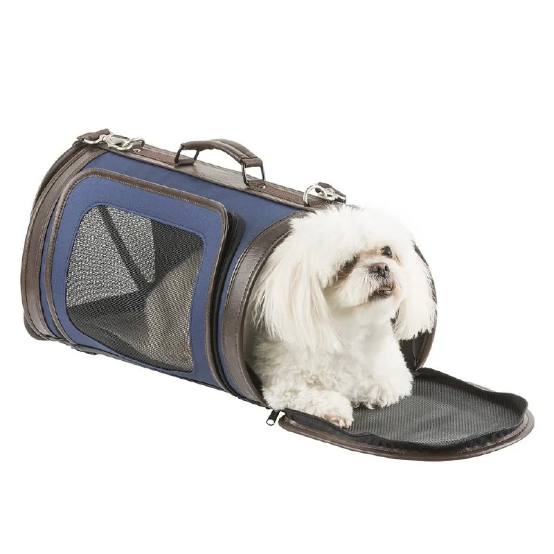 Kelle Travel Pet Carrier: Navy