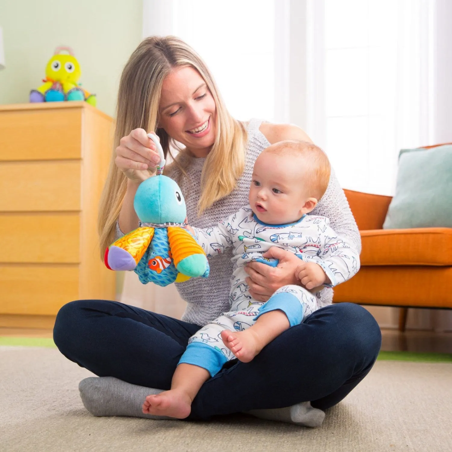 Lamaze Octopus Sam Clip Toy