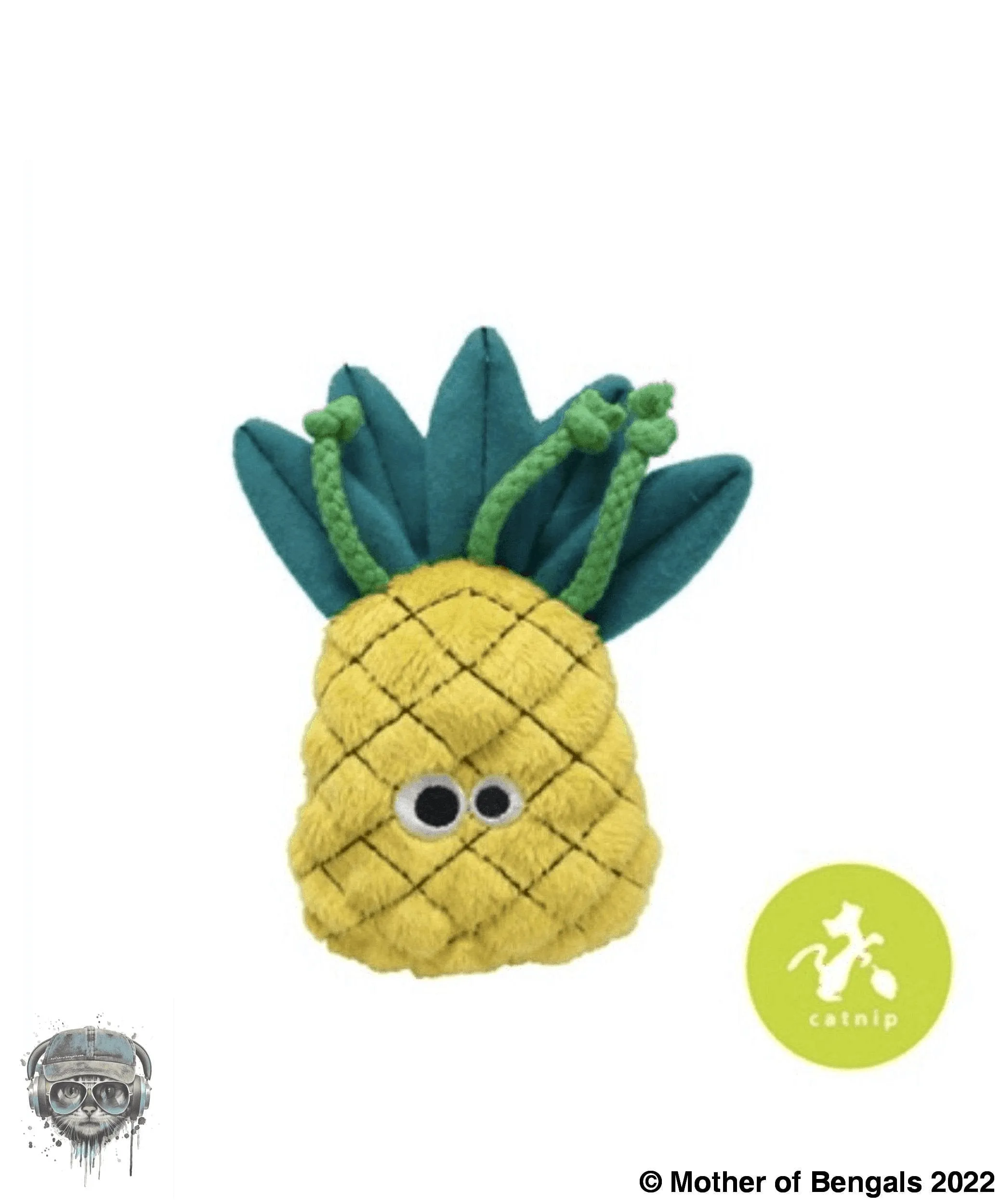 Mad Cat® Purrfect Pineapple - CAT TOY w/Catnip