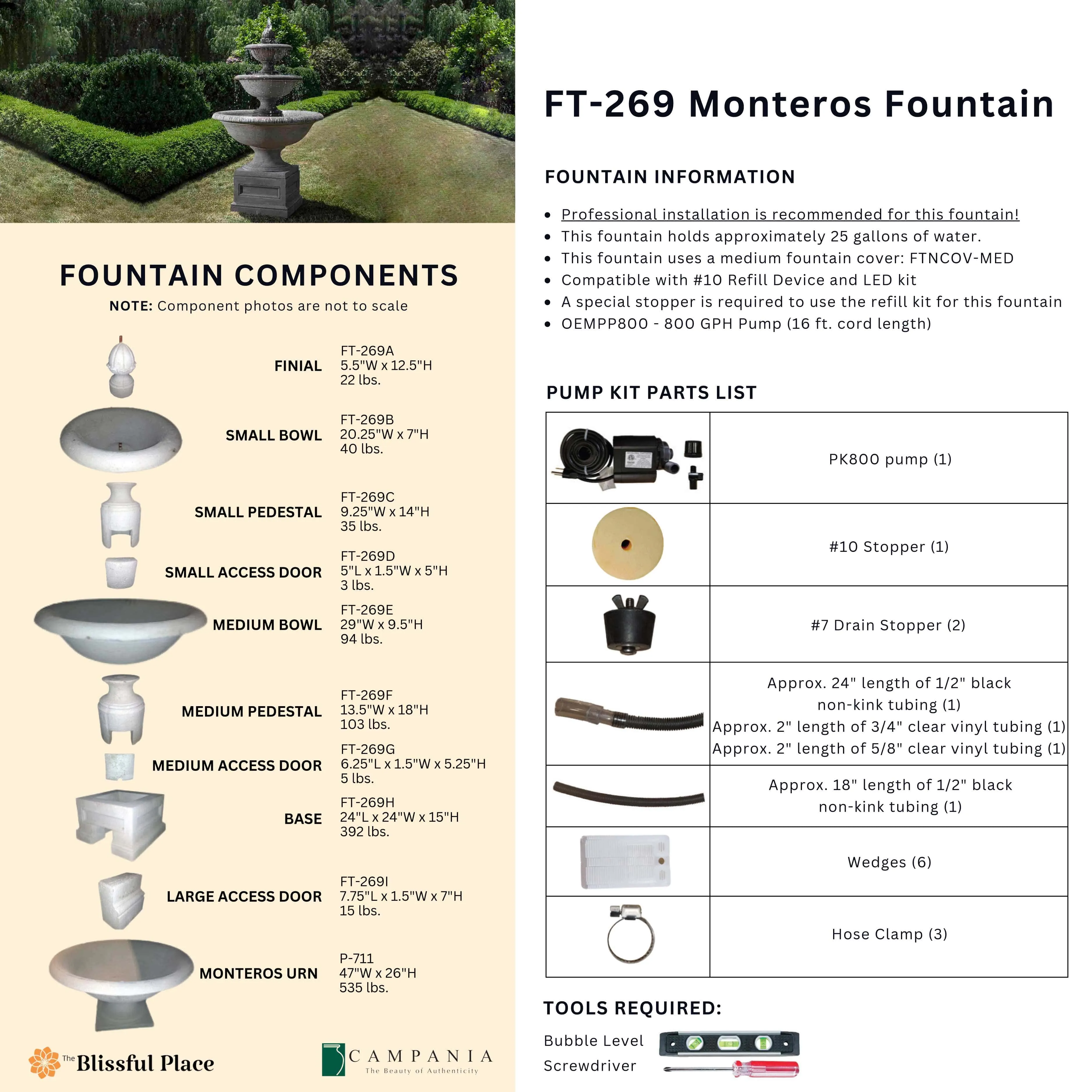 Monteros Fountain Campania International