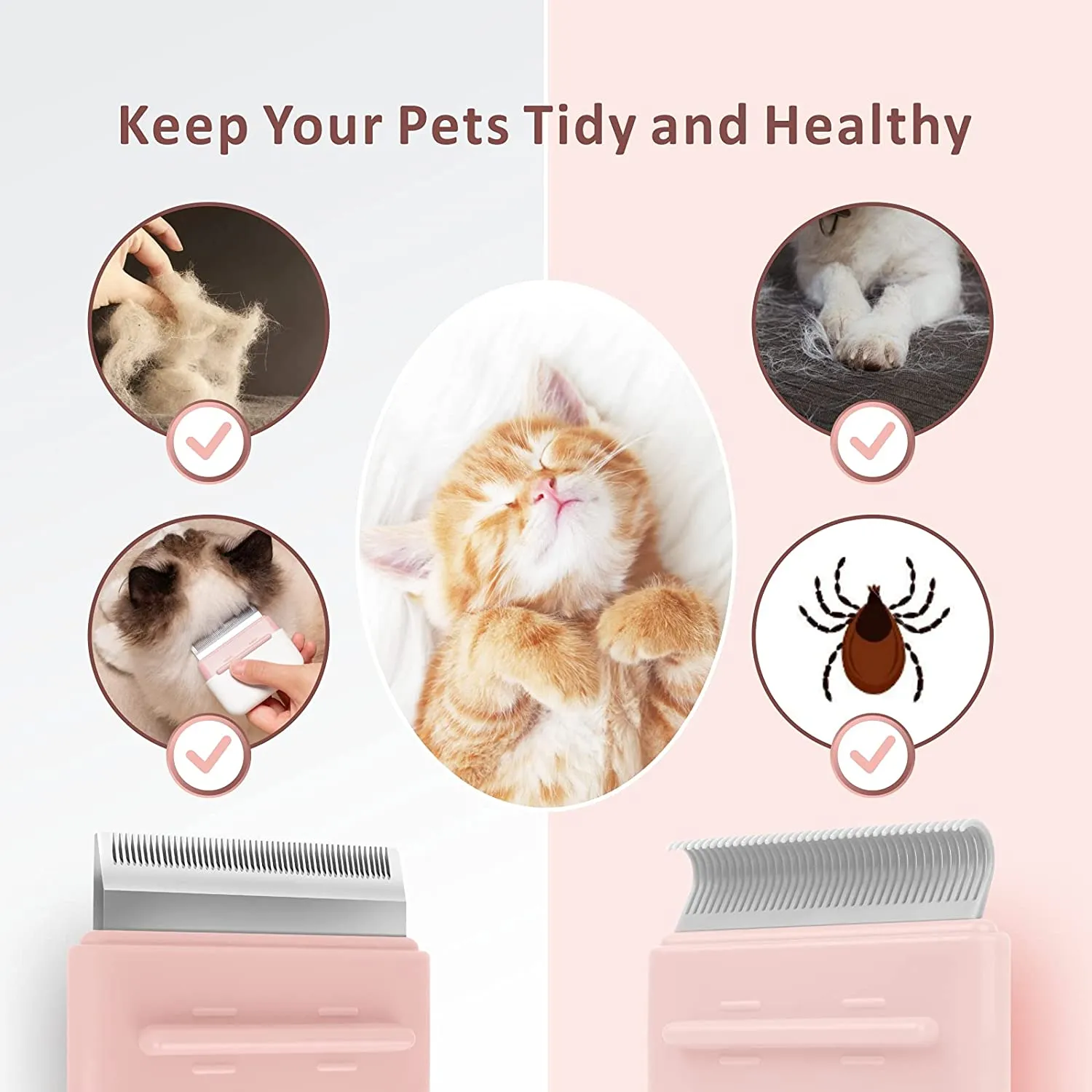 Pet Comb Brush Portable
