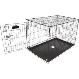 Petmate Aspen Pet 22.6 In. W. x 25.4 In. H. x 34.6 In. L. Heavy-Gauge Wire Indoor Training Dog Crate