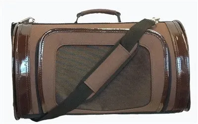 PETOTE KELLE DOG BAG - CHOCOLATE BROWN
