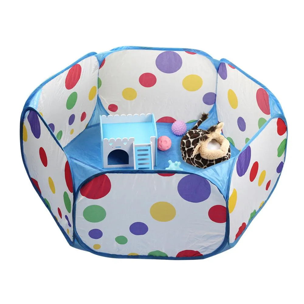 Portable Pet Playpen: Foldable And Scratch-Resistant Dog And Cat Kennel Tent by Dog Hugs Cat