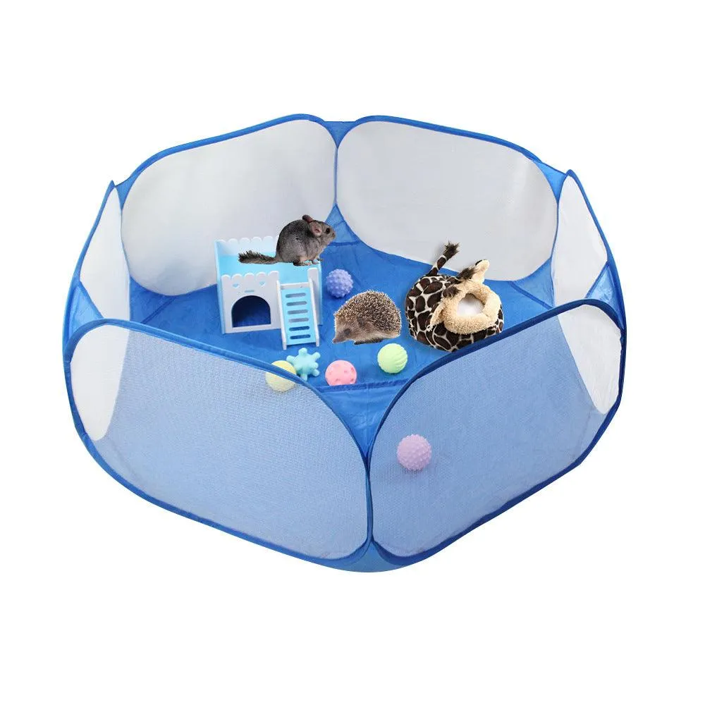 Portable Pet Playpen: Foldable And Scratch-Resistant Dog And Cat Kennel Tent by Dog Hugs Cat