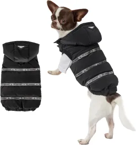 Reflective Warm Dog Coat, Adjustable Jacket With Buckle Turtleneck for Cold Weather, Soft Winter Vest for Small Medium Large Dogs (Large)