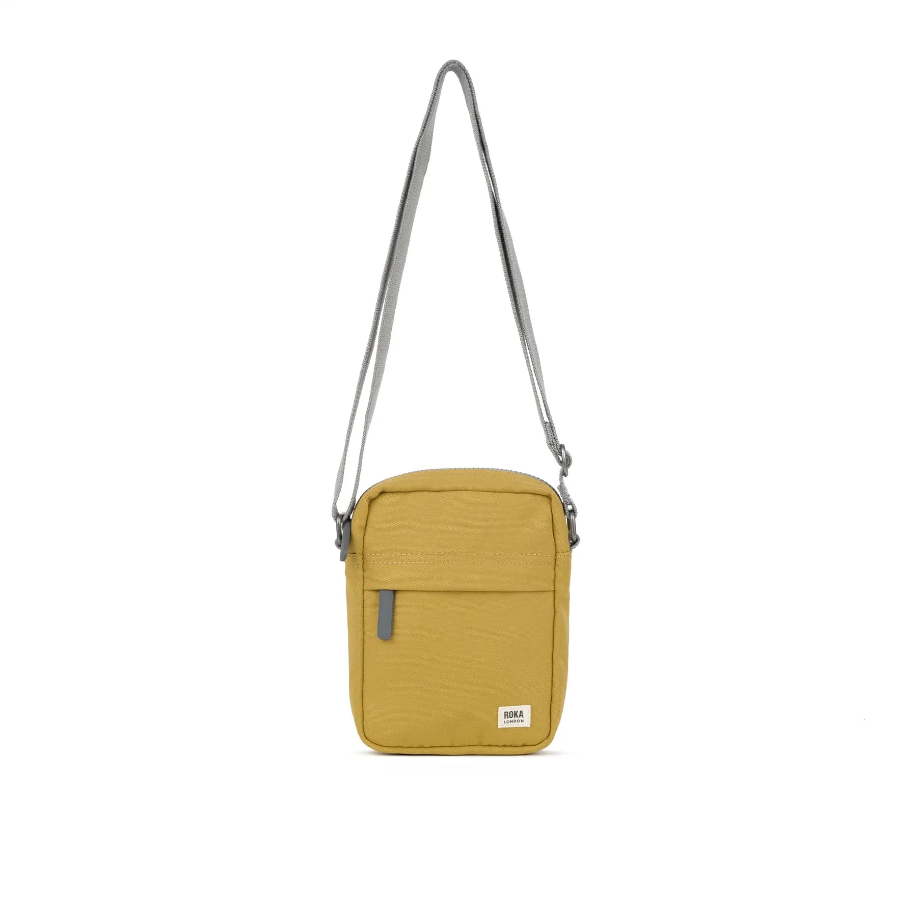 Roka Bond Recycled Canvas Cross-body Bag in Flax