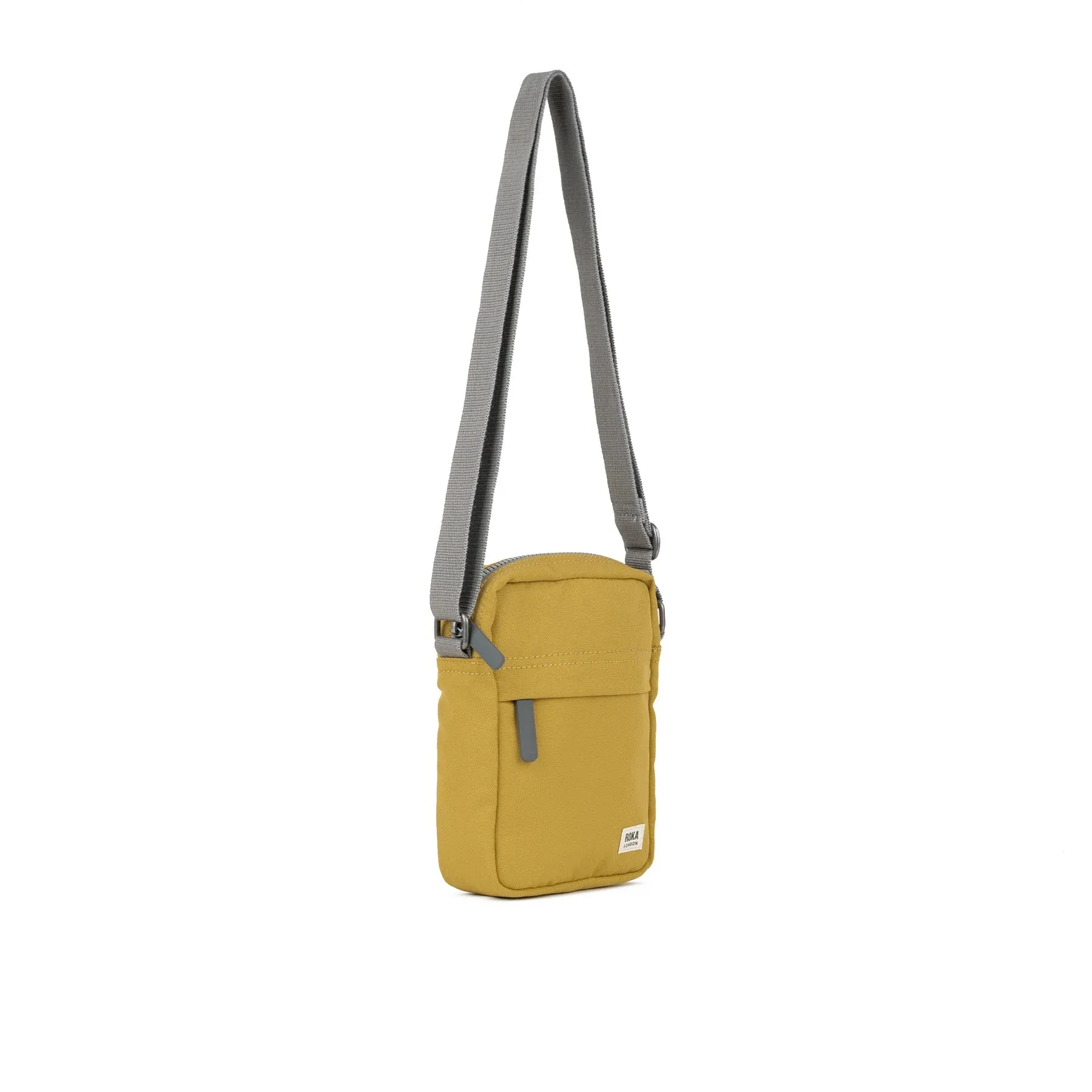 Roka Bond Recycled Canvas Cross-body Bag in Flax