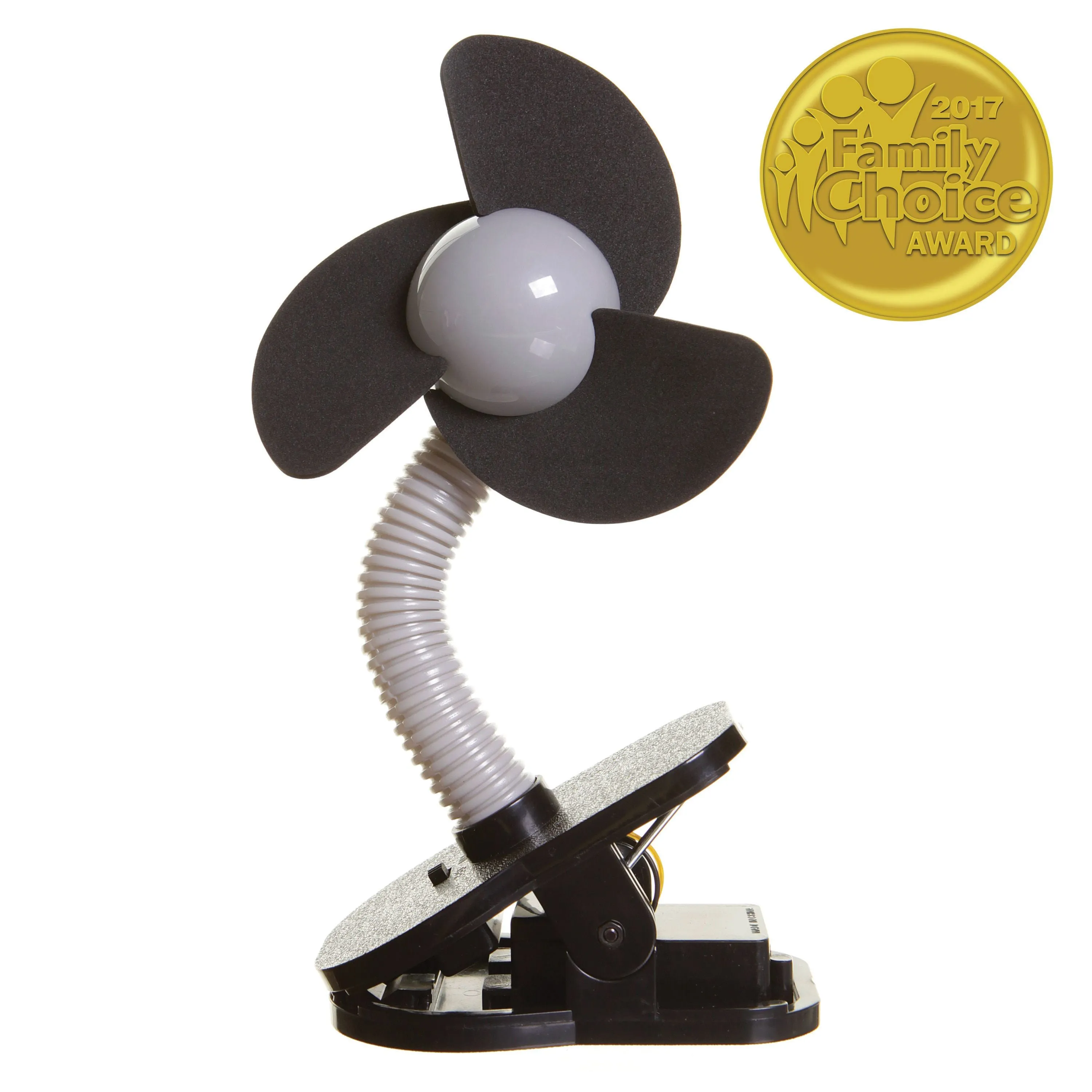 Stroller Fan Silver/Black