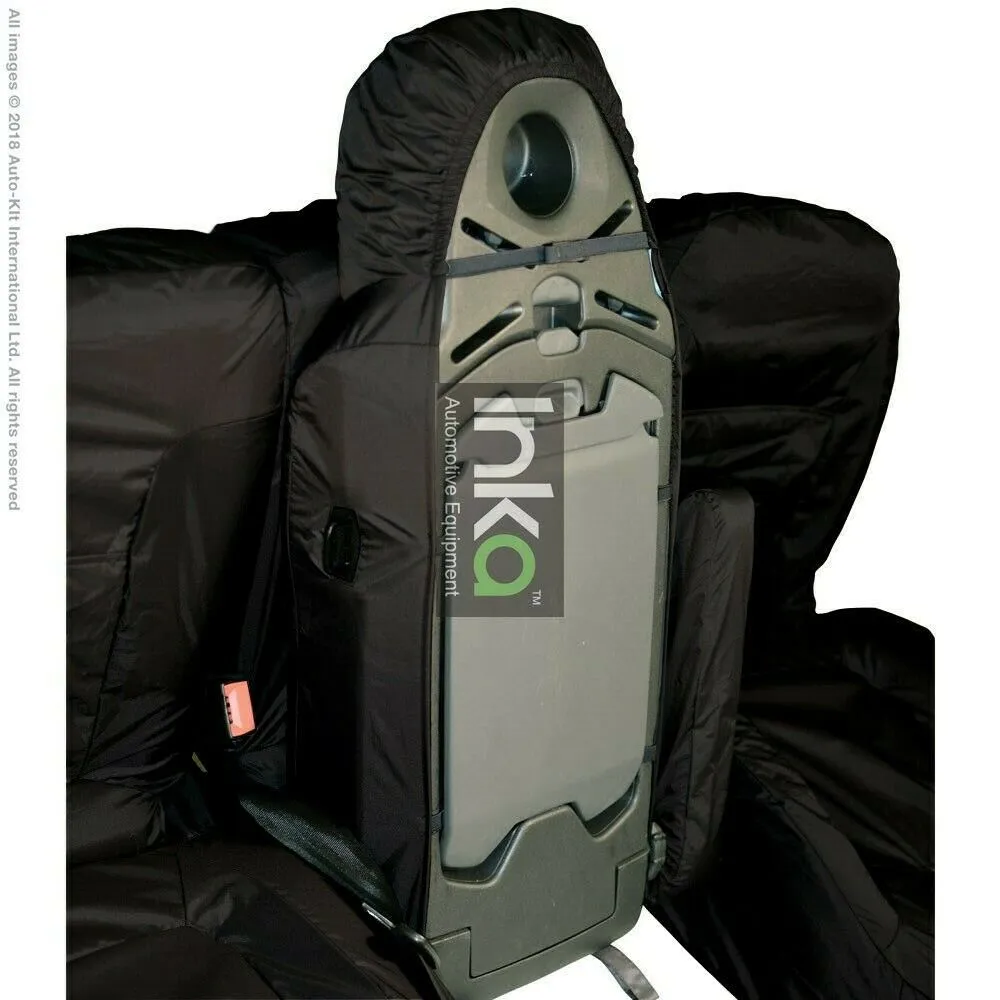 Vauxhall Vivaro B X82 SPORTIVE Front 1 2 INKA Tailored Waterproof Seat Covers Black MY-14-18
