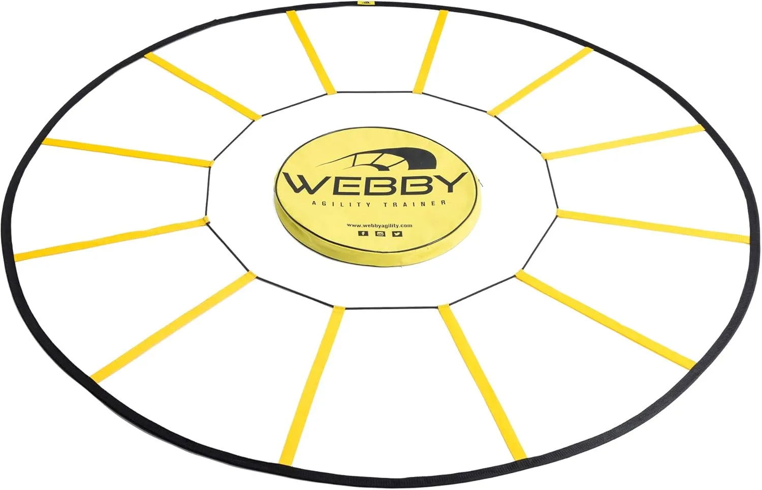 Webby Agility Trainer  Circle Speed and Agility Ladder for High Intensity Reactive Footwork Drills and Skills  A Circular Piece of Reaction Training Equipment That Changes The Way You Move