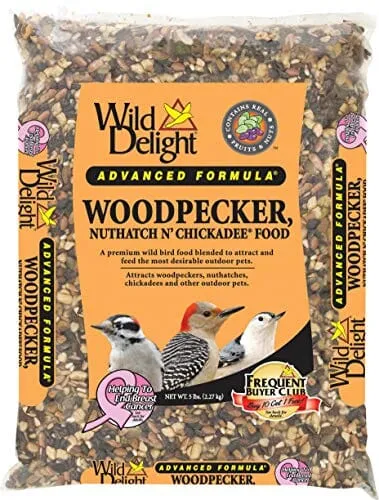 Wild Delight Woodpecker Nuthatch N Chickadee Wild Bird Food - 5 Lbs